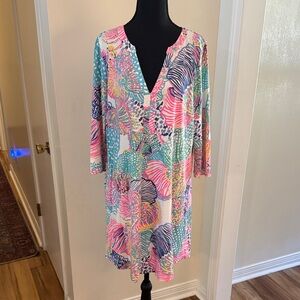 Lilly Pulitzer Pima Cotton 3/4 Sleeve Dress